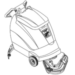 Manual Minuteman 240X Floor Scrubber Battery